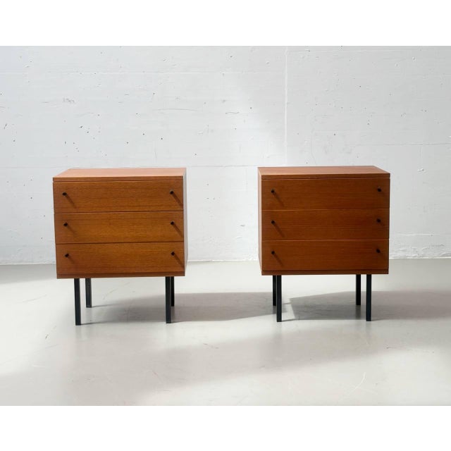 Vintage Bedside Tables by Günter Renkel, 1960s, Set of 2 For Sale - Image 10 of 15