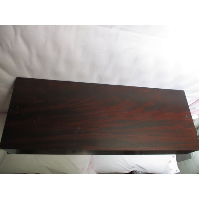 Late 19th Century Antique Flame Mahogany Inlaid Vanity /Jewelry Box /Chest of Drawers for Dresser For Sale - Image 5 of 16
