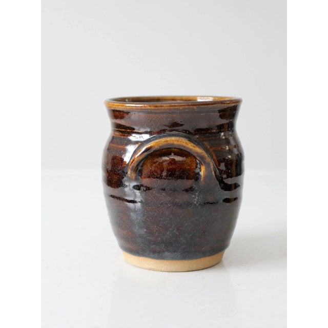 Vintage Studio Pottery Vase For Sale - Image 9 of 12