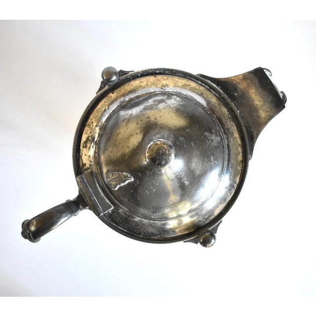 Antique C.1870s Reed & Barton Silver Plate Water Pitcher For Sale - Image 10 of 13