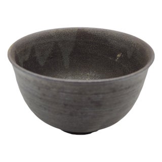 Late 20th Century Japanese Studio Pottery Tenmoku Tea Bowl / Chawan For Sale