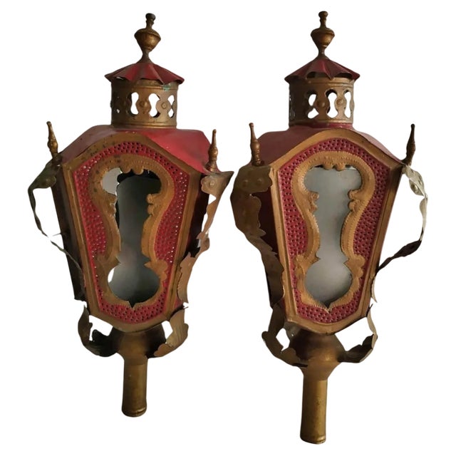 Portuguese Lanterns, 18th Century, Set of 2 For Sale