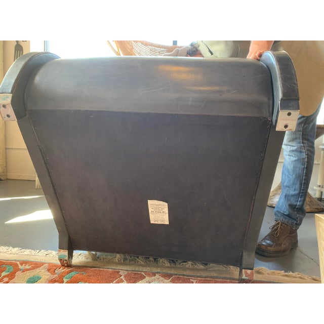 1980s Post Modern “Pompeiian” Wing Back Lounge Chair by Stanley Jay Friedman For Sale - Image 11 of 13