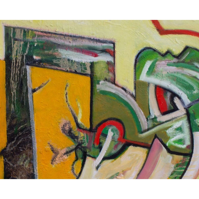 Abstract Oil on Canvas Painting by James L. Bruch For Sale In Indianapolis - Image 6 of 9