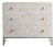 Arabesque Mother of Pearl Inlay Three-Drawer Dresser - Grey by House of Jaipur For Sale