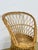 1960s Vintage Handcrafted Rattan Children's Armchair, 1960s For Sale - Image 5 of 11