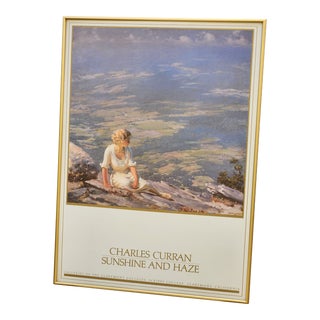 Late 20th Century Charles C. Curran "Sunshine and Haze" Reproduction Poster, Galleries of the Claremont Colleges For Sale