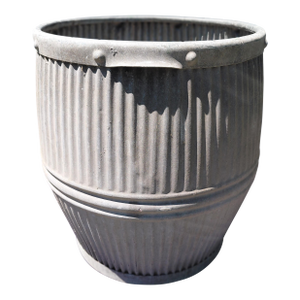 Vintage English Bowling Galvanized Dolly Tub