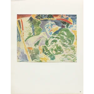 1950 After André Derain "The Woman at the Transatlantique", German Edition Offset Lithograph