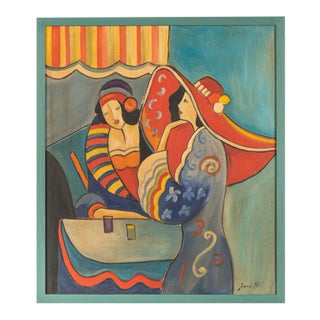 Expressionist Painting by Sara Hill For Sale