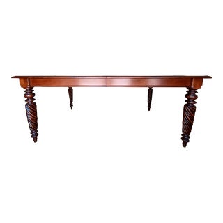 Ethan Allen British Classics Livingston Dining Table (Large With 2 Leaves) For Sale