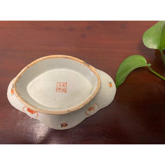 Elevate your collection with this exquisite, authentic late Qing Dynasty (late 19th century) scholar’s brush washer. This...