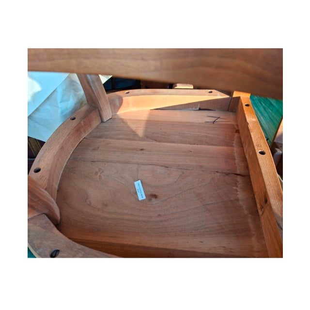 20th Century Victorian Style Oak Bankers Chair For Sale In Washington DC - Image 6 of 8