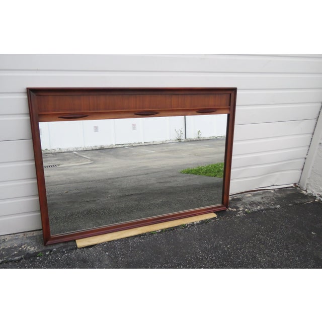 Mid Century Modern Vanity Dresser Bathroom Wall Mirror For Sale - Image 13 of 13