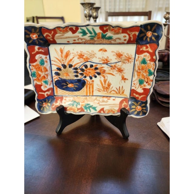 19th Century Antique Japaness Emari Plate Circa 1850 For Sale In Palm Springs - Image 6 of 10