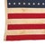 Mid 20th Century Large Vintage Cotton American Flag With 48 Embroidered Stars For Sale - Image 5 of 6