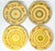 2000s Terre E Provence Ceramic Yellow & Green Salad Plates - Set of 10 For Sale - Image 4 of 8