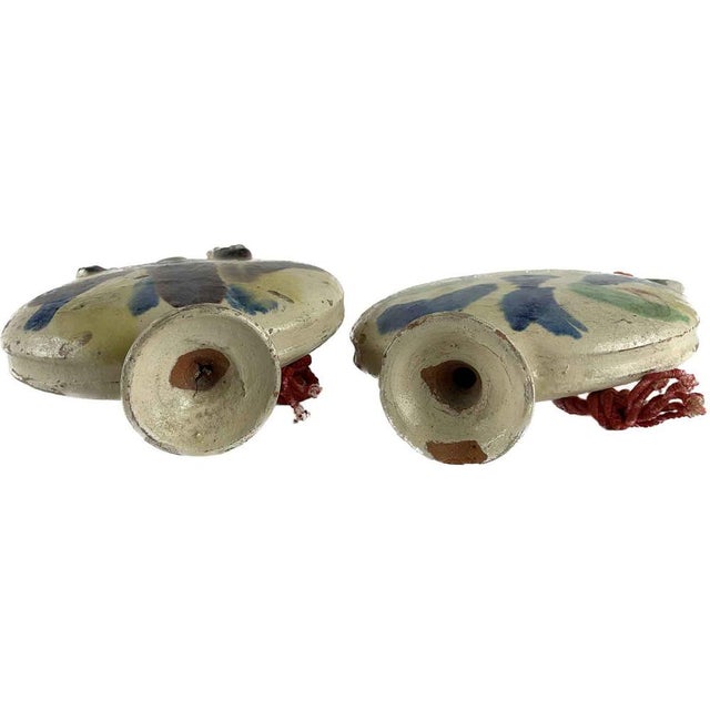 Ceramic Wayfarers Water Bottles, Late 1800s, Set of 2 For Sale - Image 3 of 7