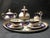 Antique Hand-Painted Floral Service in Limoges Porcelain from Marquise de Sevigne, 1890, Set of 8 For Sale - Image 11 of 11