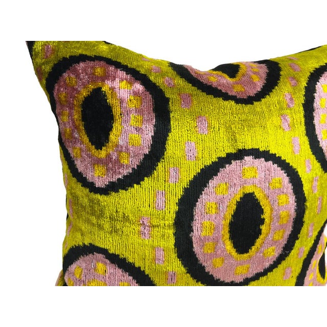 Large Silk Cushion Cover with Eye Design, 2000s For Sale - Image 4 of 11