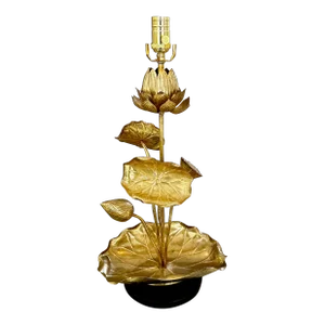 Feldman Lotus Flower Table Lamp Style of Parzinger