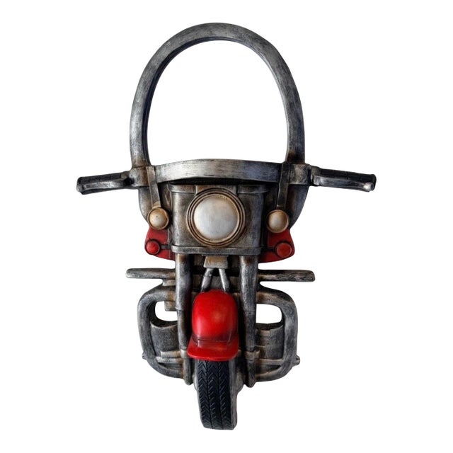 Vintage Motorcycle Front End Mirror For Sale