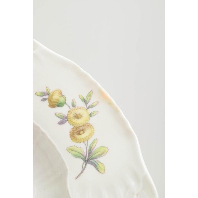 Deep Porcelain Plate with Floral Motif from Royal Copenhagen, Early 20th Century For Sale - Image 4 of 6