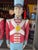 Red 1950s Pair of British Royal Guards Polychrome Statues For Sale - Image 8 of 13