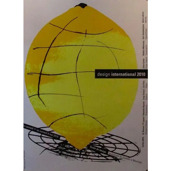 2010 Original Poster Design International - Alfred Halasa For Sale