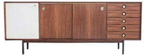 Rosewood Sideboard with Sliding Doors and Drawers from Faram, 1960s