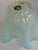Glass Vintage Murano Celadon Aqua Fazzoletto Handkerchief Art Glass Vase For Sale - Image 7 of 13