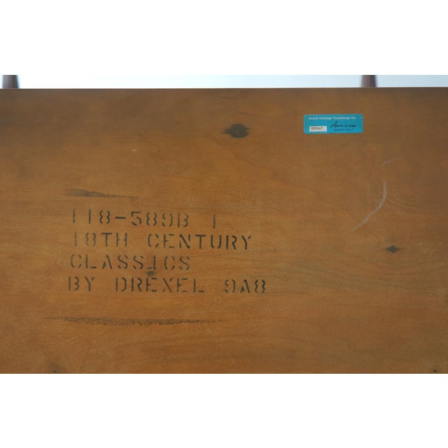 Drexel Queen Size Mahogany Poster Bed 18th Century Collection For Sale - Image 17 of 17