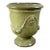 Large French Anduze Garden Urn in Green Glaze For Sale