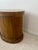 Brown Vintage MCM Drexel Francesca Oval Drum Storage Table Cabinet Mid Century Excellent Condition. For Sale - Image 8 of 13
