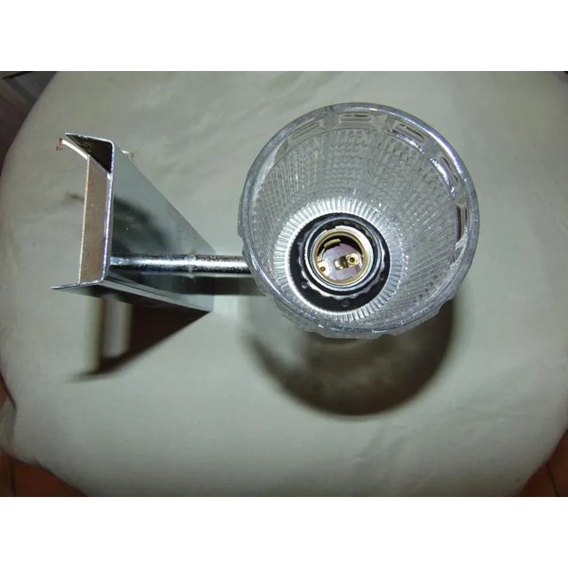 Vintage Wall Lamp by Nickel Plated, 1970s For Sale - Image 4 of 7