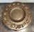 Mid-Century Modern Vintage Morrocan Brass Tray Table With Folding Hand Carved Wood Base For Sale - Image 3 of 8