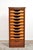 Vintage Roller Door Cabinet in Oak and Beech, 1940s For Sale - Image 13 of 14
