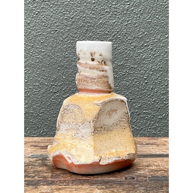 Ceramic Vintage Abstract Ceramic Vase For Sale - Image 7 of 12