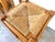 Brutalist High Stool in Wood and Woven Straw, 1960s For Sale - Image 4 of 15