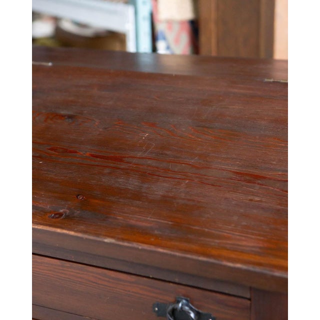 Mid 20th Century Scandinavian Pine Standing Desk For Sale - Image 18 of 18