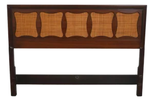 John Stuart Full Size Mid Century Modern Bed Headboard