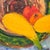 Textile Vintage Modernist Oil Painting Still Life in Gilt Frame - Unsigned For Sale - Image 7 of 12