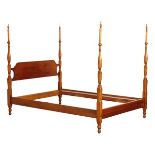 L. & J.G. Stickley Vintage Cherry Full-Size Poster Bed For Sale