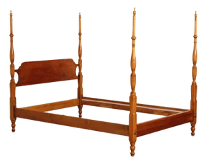 L. & J.G. Stickley Vintage Cherry Full-Size Poster Bed