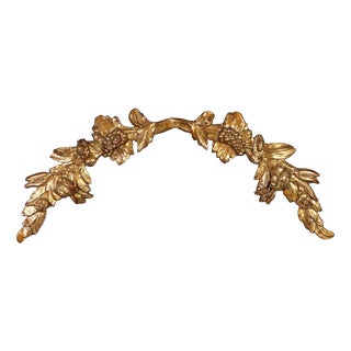 Baroque Carved and Gilded Wooden Frieze For Sale