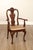 Queen Anne Queen Anne Style Pair of Carved Mahogany Armchairs For Sale - Image 3 of 12