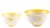 Yellow Dots Porcelain Collection Bowls from Litolff, Set of 2 For Sale - Image 18 of 18