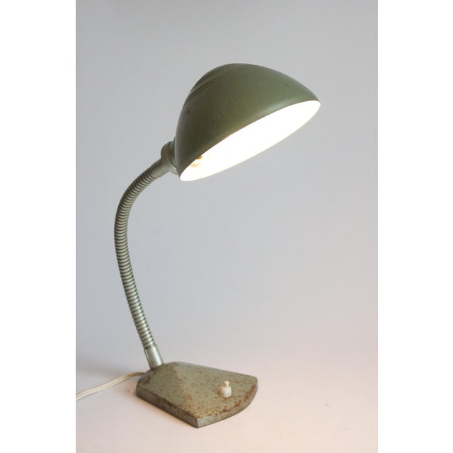 Art Deco Gooseneck Desk Lamp from Erpé, 1930s For Sale - Image 3 of 18