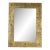 Antique Gold Finish Solid Wood 23" X 31" Vanity Mirror | Small Decorative Mirror | Handmade Wall Mirror | Poeder Bathroom Mirror For Sale