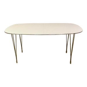 1970s Super Elliptical Dining Table in the Style of Fritz Hansen